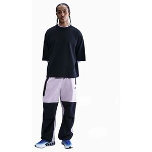 Mens Size XL Nike Trousers Tech Woven Oversized Athletic Pink Black HM7158-515